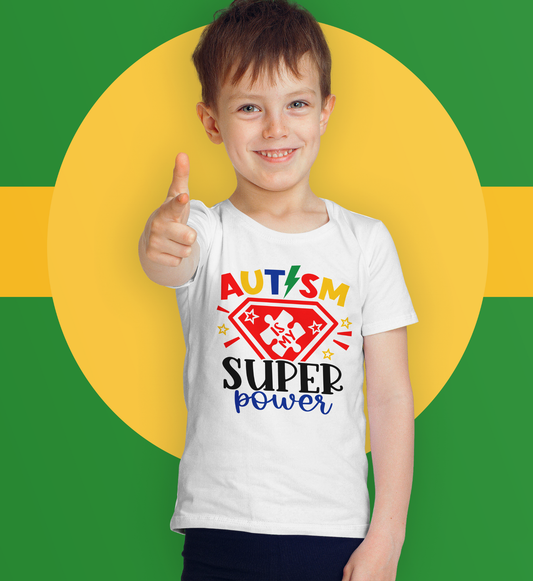 Autism is my super power - Youth Ultra Cotton 6 oz. T-Shirt